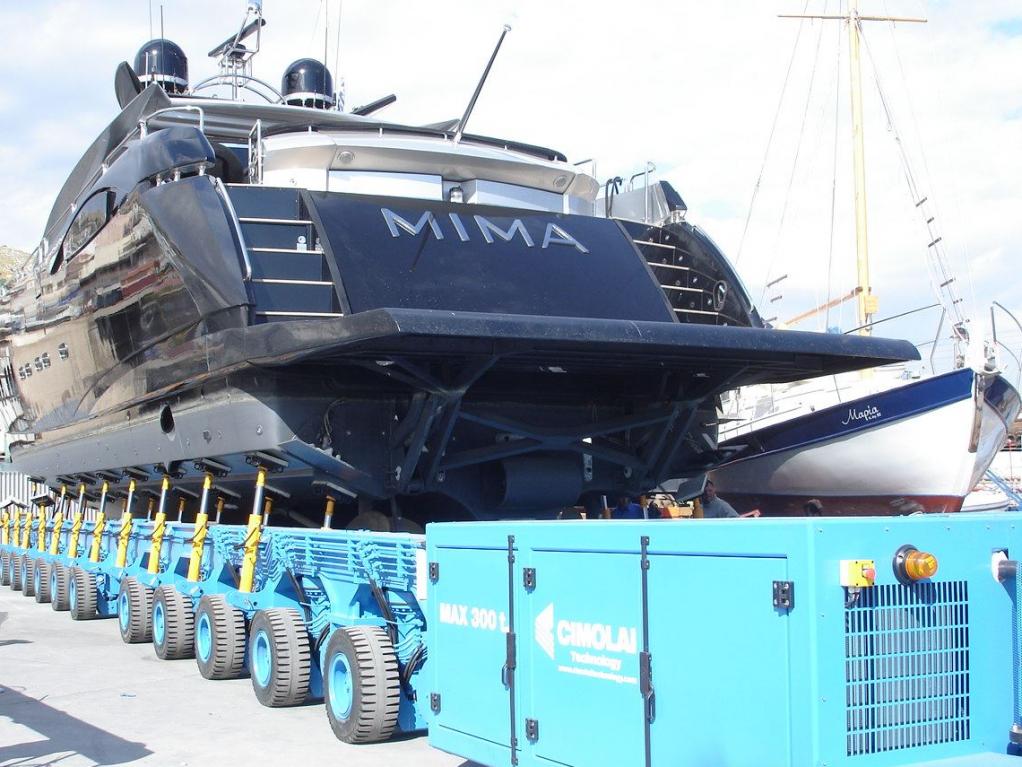 300 ton mobile boat trasnporter