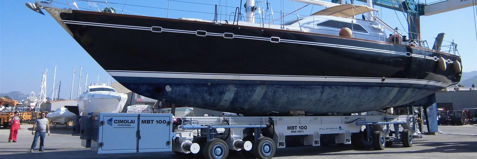 mobiler boots transporter 100 ton