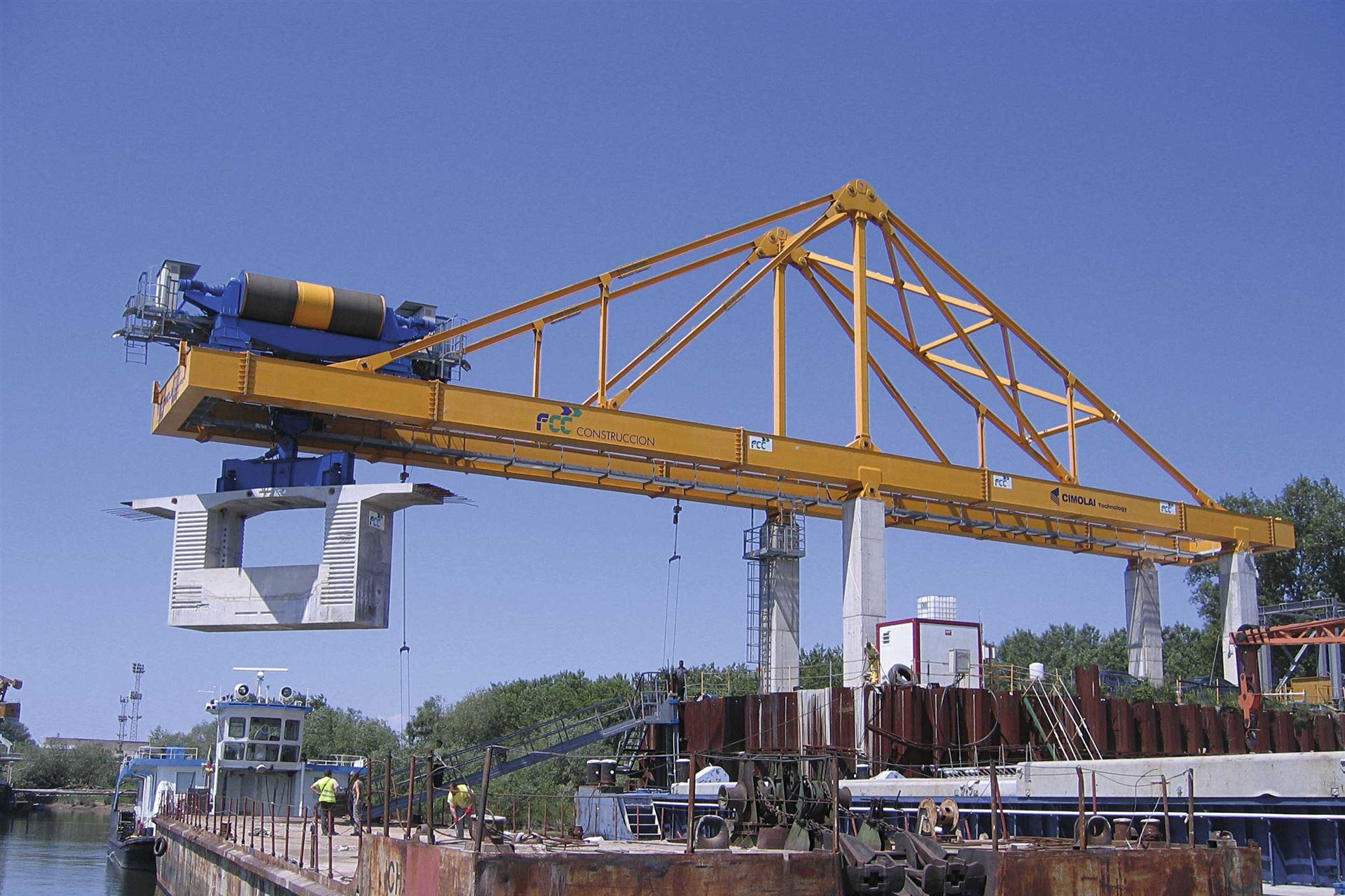 SLG Segment Verlegegerät Brückenbau