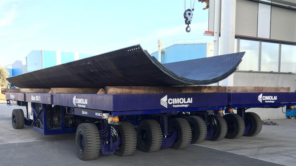 Plattform transporter Niederhubwagen Hersteller Cimolai Plattform transporter Niederhubwagen